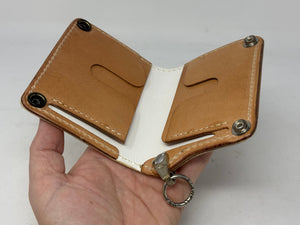 Anvil 5G Mini Long Wallet -  White/Red Alligator