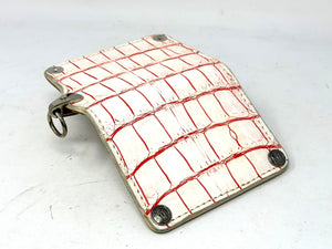 Anvil 5G Mini Long Wallet -  White/Red Alligator