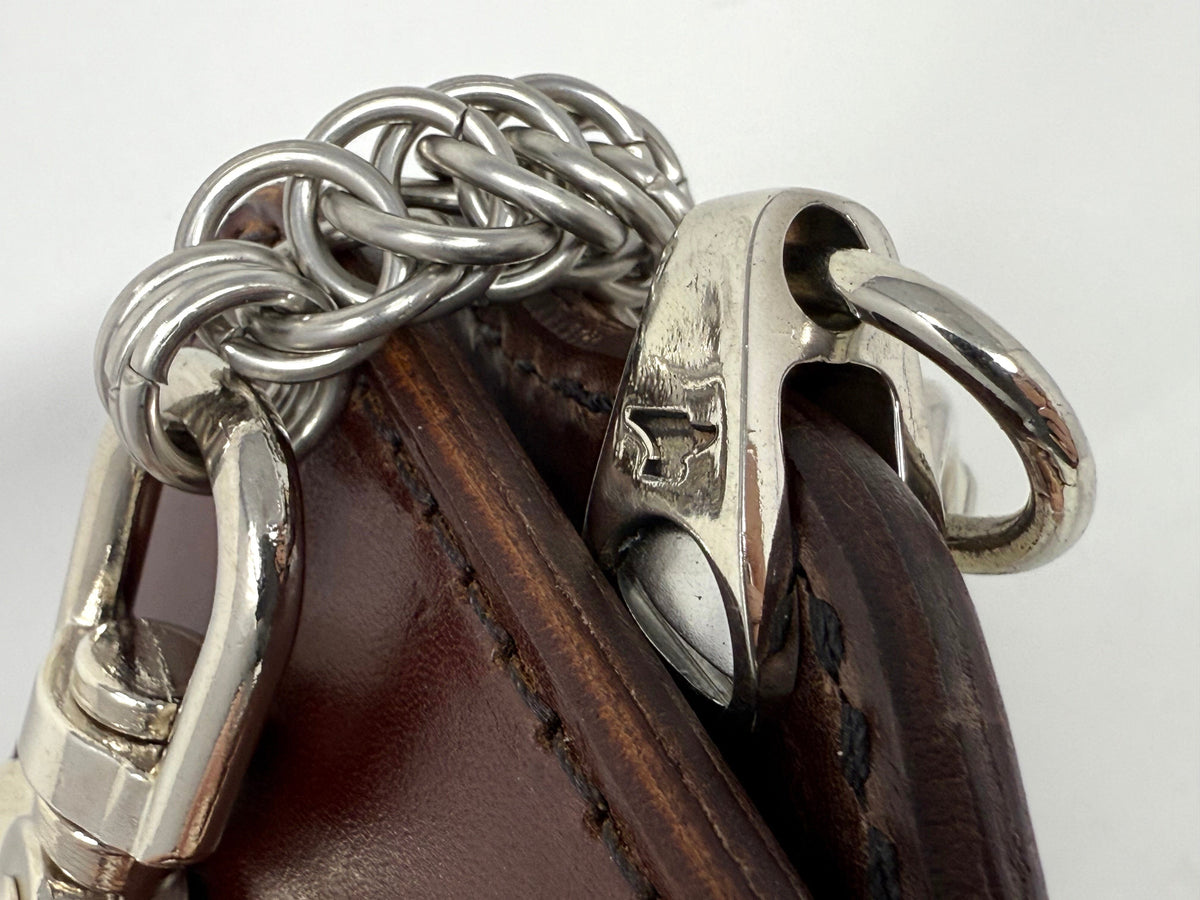 ANVIL Bifold Leather Chain Wallet - Brown 5G