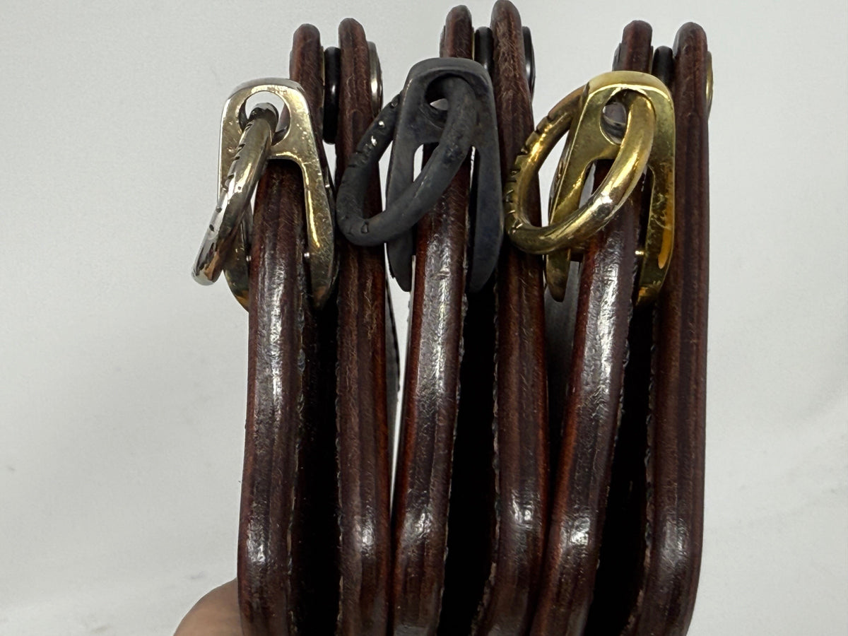 ANVIL Bifold Leather Chain Wallet - Brown 5G