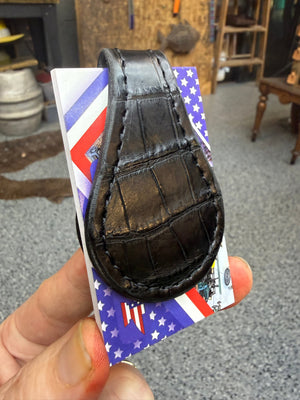 Anvil Cash Clamp Wallet:  Black Alligator