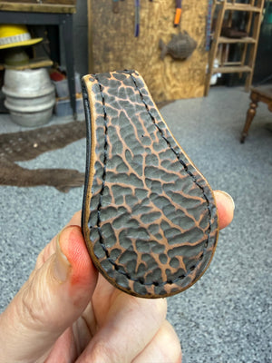 Anvil Cash Clamp Wallet:  Cognac Shark