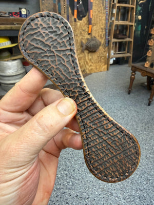 Anvil Cash Clamp Wallet:  Cognac Shark