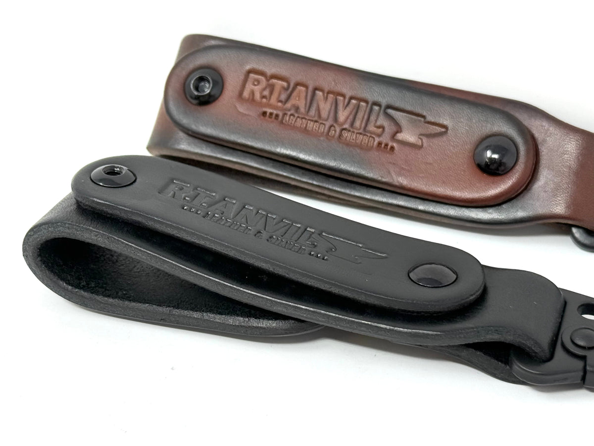 Anvil Leather Key Fob / Belt Hanger - Anvil Customs
