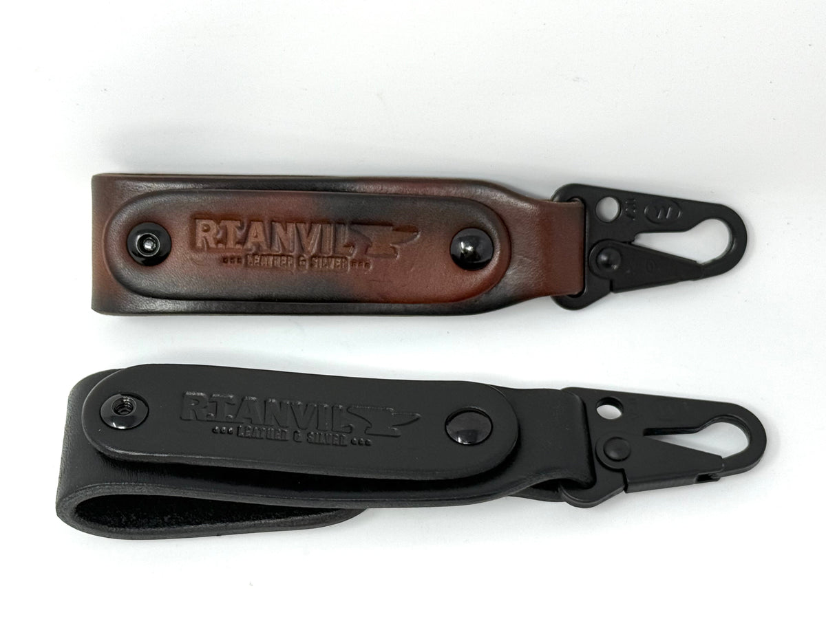 Anvil Leather Key Fob / Belt Hanger - Anvil Customs
