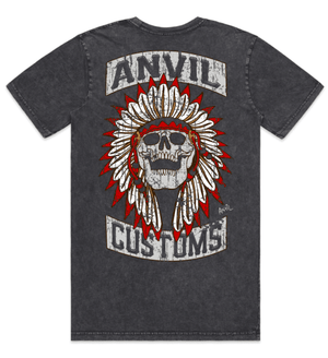 Anvil Original Indian Chief T-Shirt (BLACK STONE)