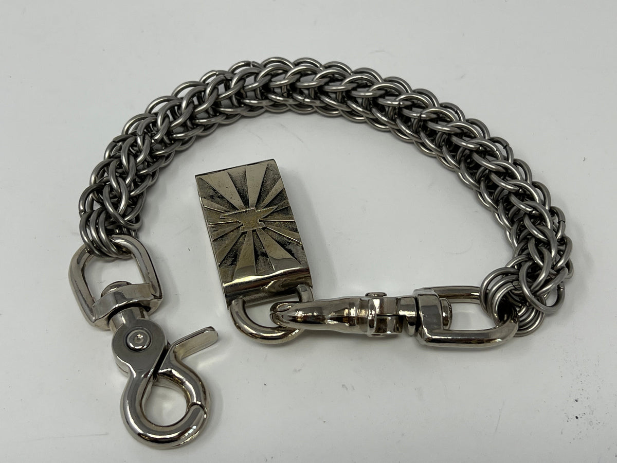 Anvil Signature Belt Charm Loop Wallet Chain Attachment - Bronze Yellow Brass