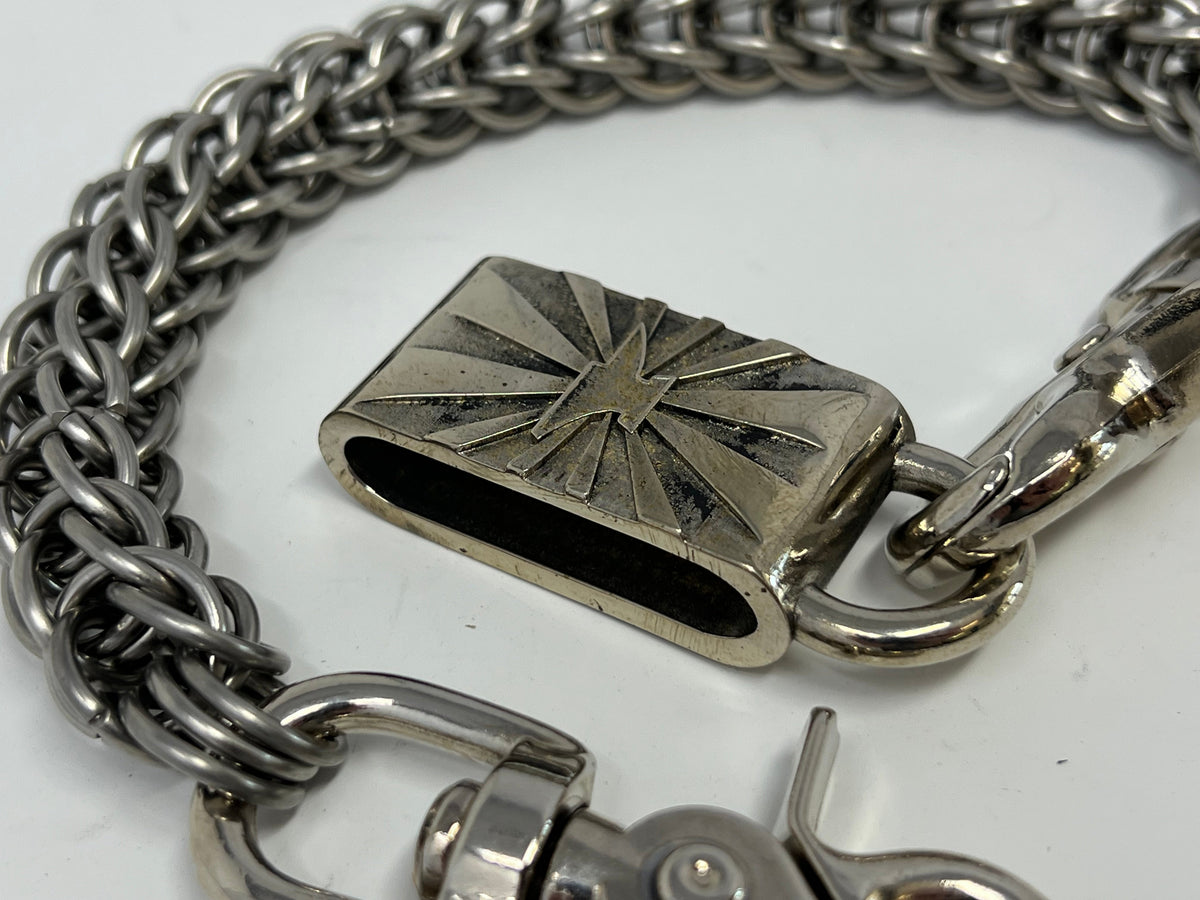 Anvil Signature Belt Charm Loop Wallet Chain Attachment - Bronze White Brass