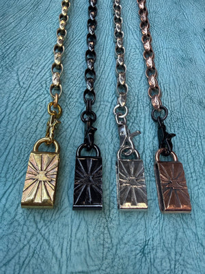 Anvil Signature Belt Charm Loop Wallet Chain Attachment - Bronze