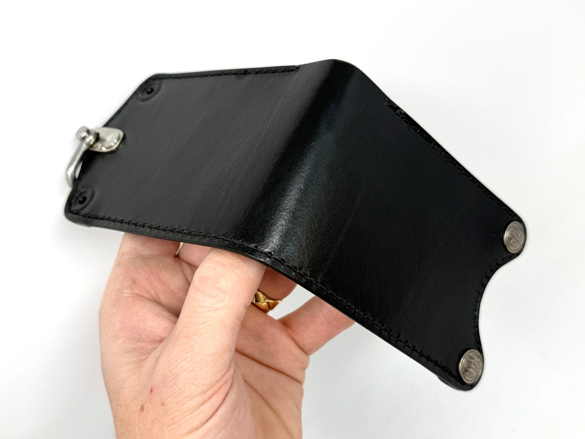 Bifold Leather Chain Wallet - Gen4 - Anvil Customs