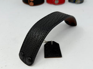 Black Shark Leather Bracelet / Cuff