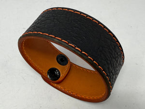 Black Shark Leather Bracelet / Cuff