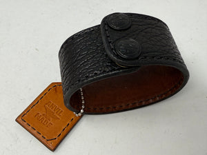 Black Shark Leather Bracelet / Cuff