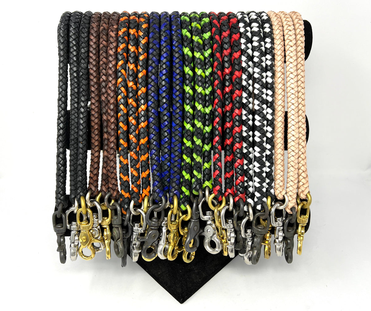 Braided Leather Wallet Chain - Anvil Customs Braided Leather Wallet Chain - Anvil Customs