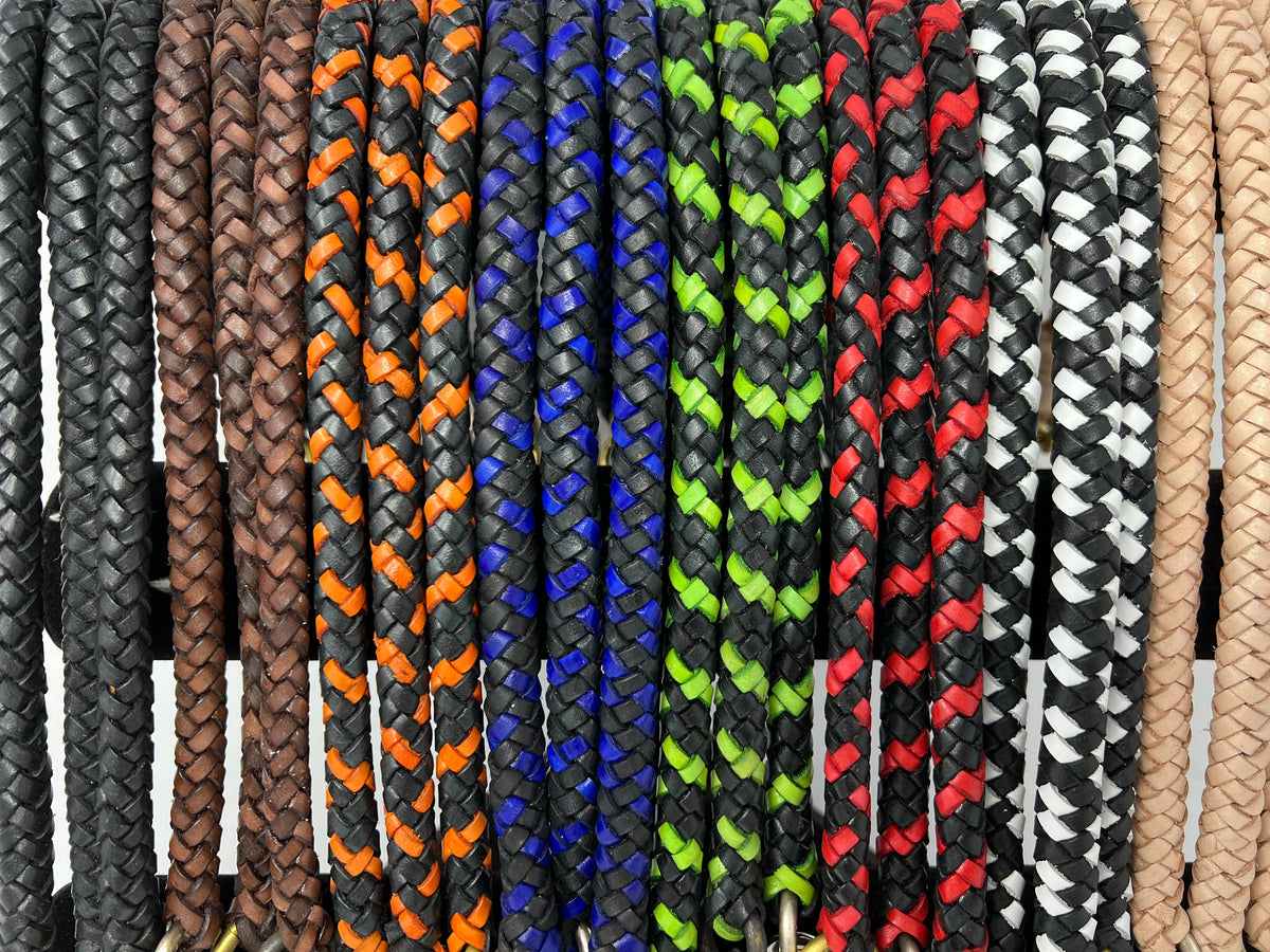 Braided Leather Wallet Chain - Anvil Customs
