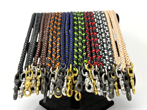 Braided Leather Wallet Chain