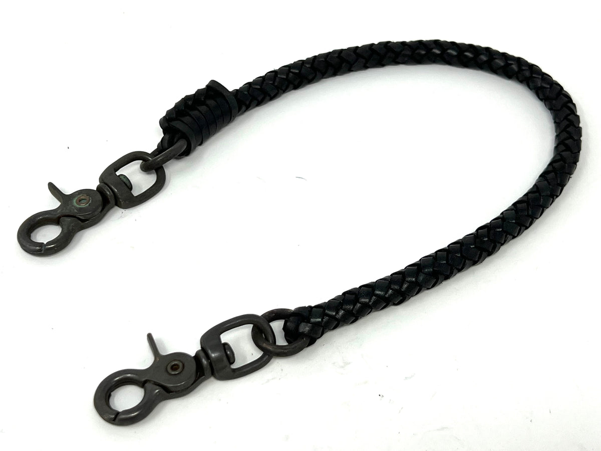Braided Leather Wallet Chain - Anvil Customs