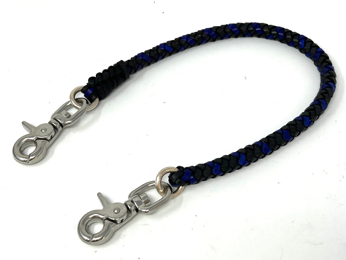 Braided Leather Wallet Chain - Anvil Customs