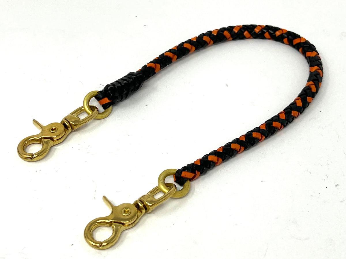 Braided Leather Wallet Chain - Anvil Customs