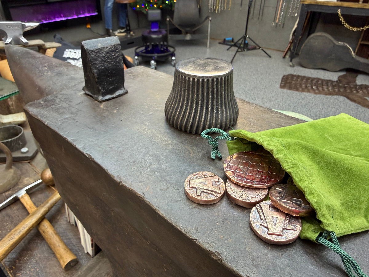 Copper Anvil Maker Coin