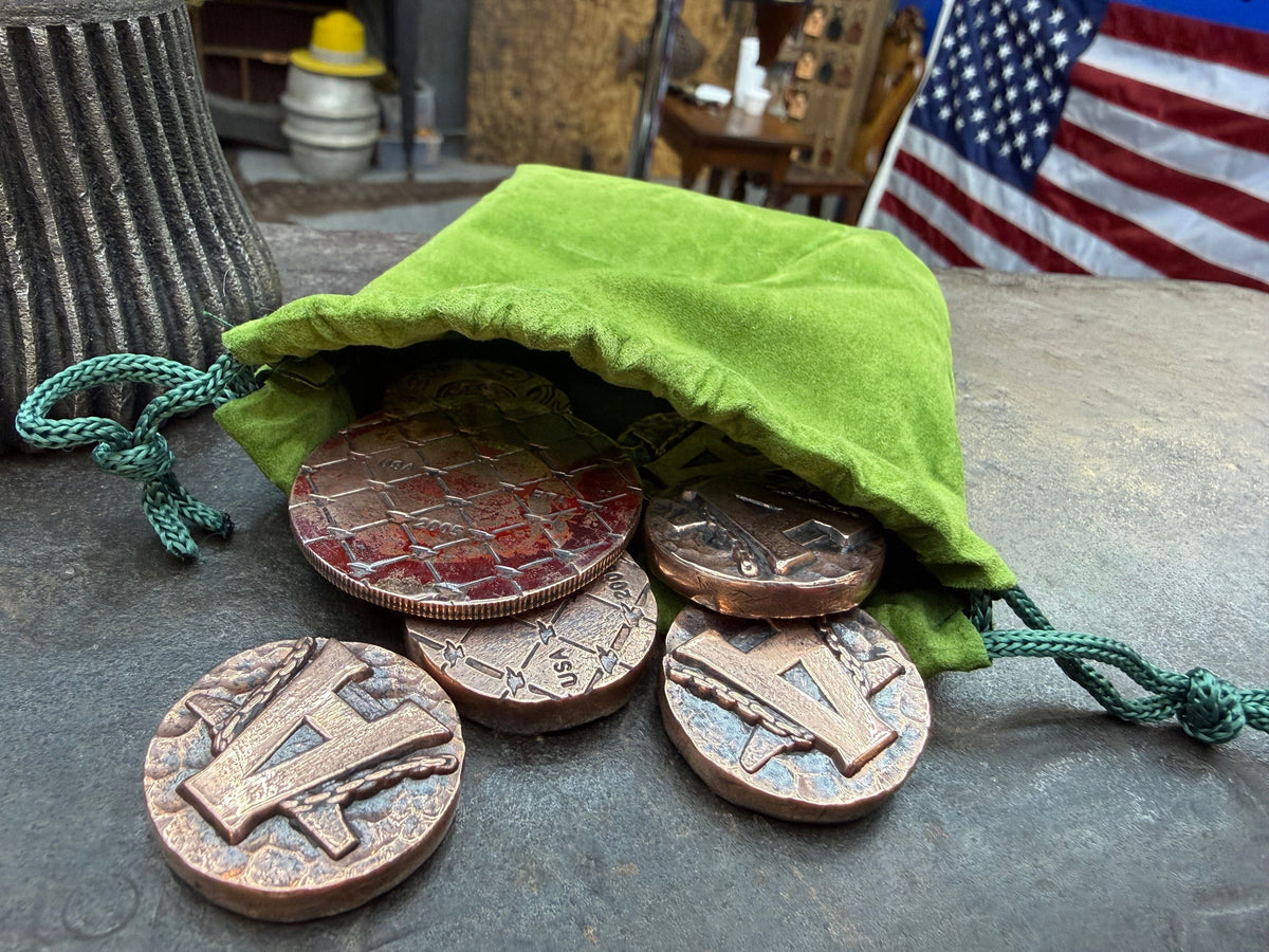 Copper Anvil Maker Coin