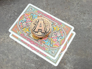 Copper Anvil Poker Card Guard