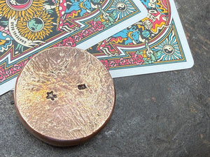 Copper Anvil Poker Card Guard