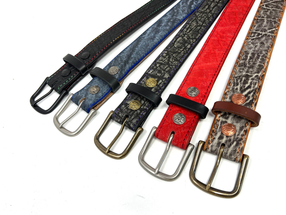 Custom Elephant Leather Belt