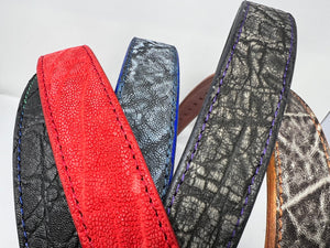 Custom Elephant Leather Belt