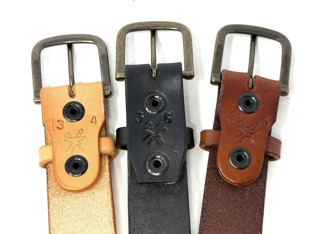 Custom Leather Belt - Classic Gents Belt - Anvil Customs