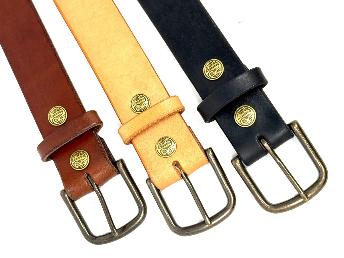 Custom Leather Belt - Classic Gents Belt - Anvil Customs