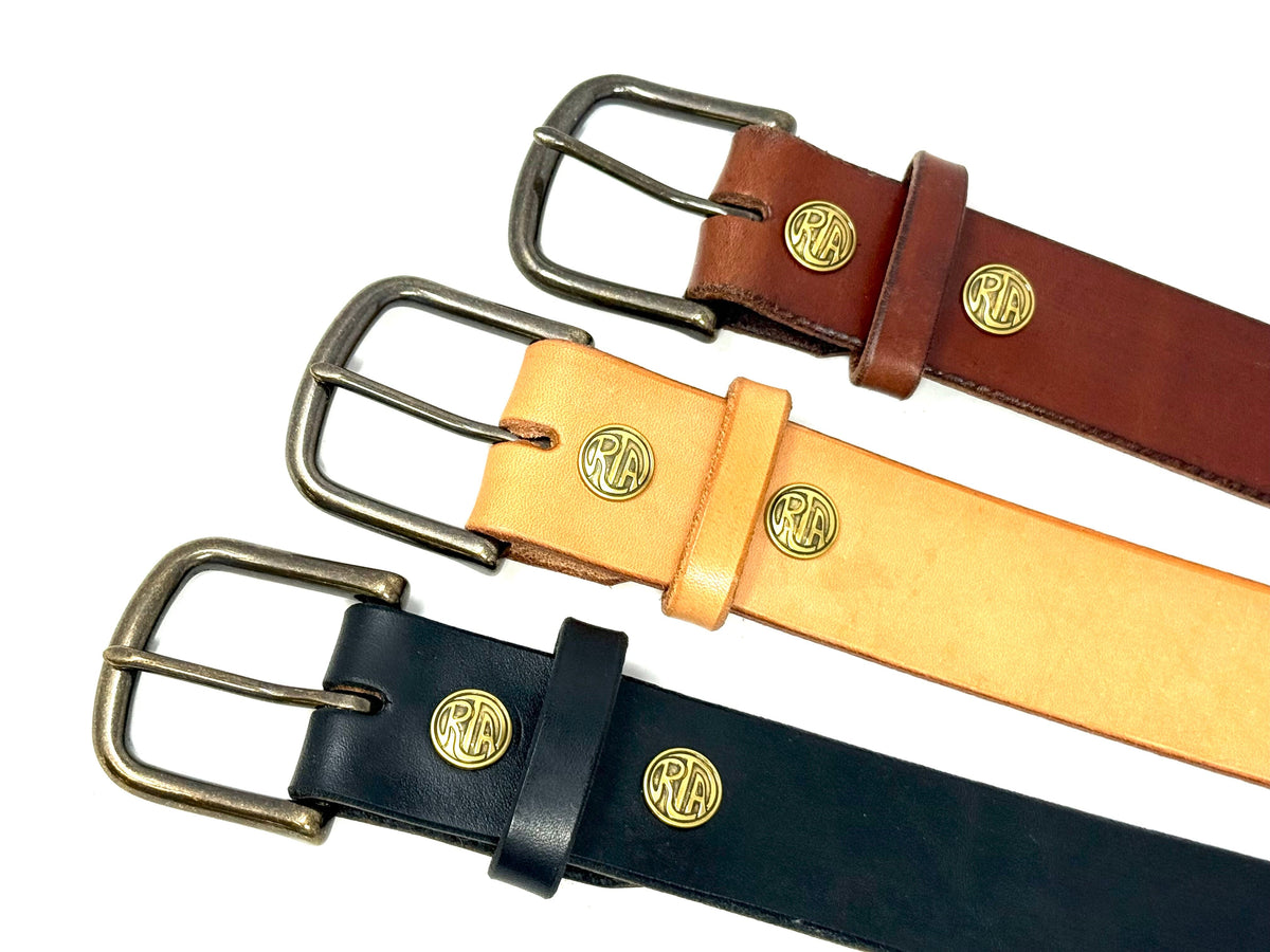 Custom Leather Belt - Classic Gents Belt - Anvil Customs