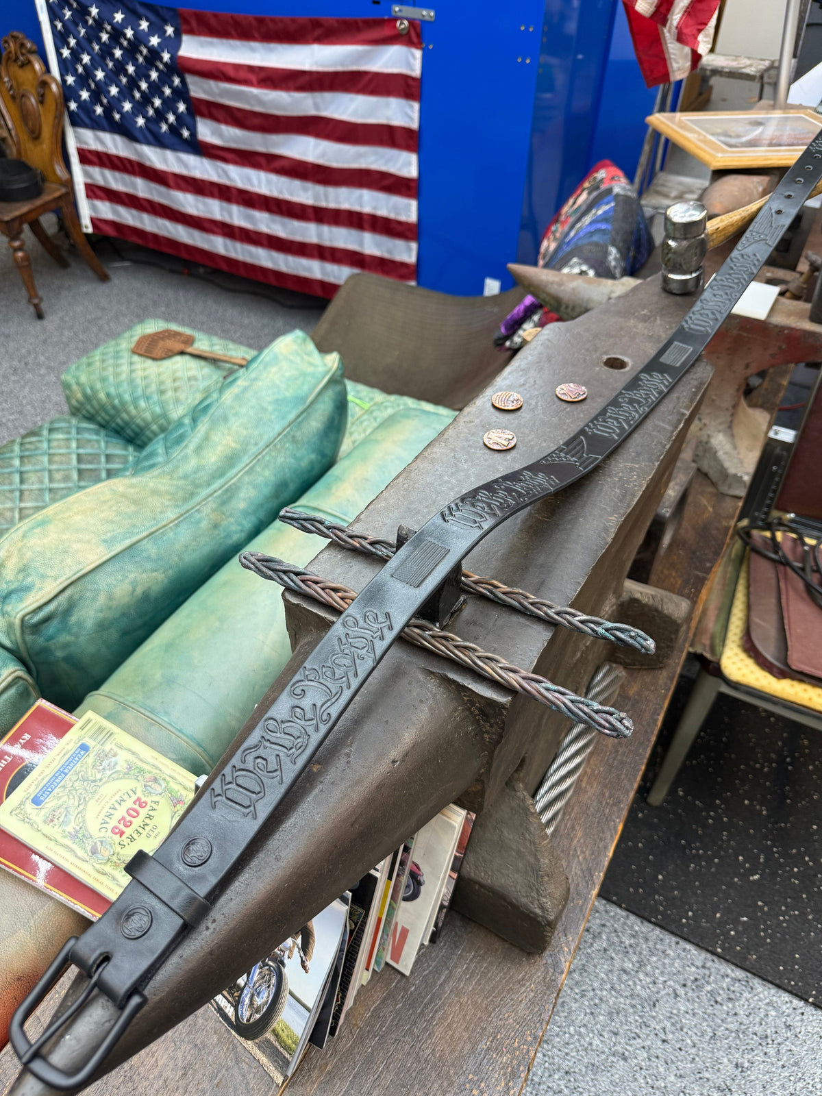 Custom Leather Belt - We The People