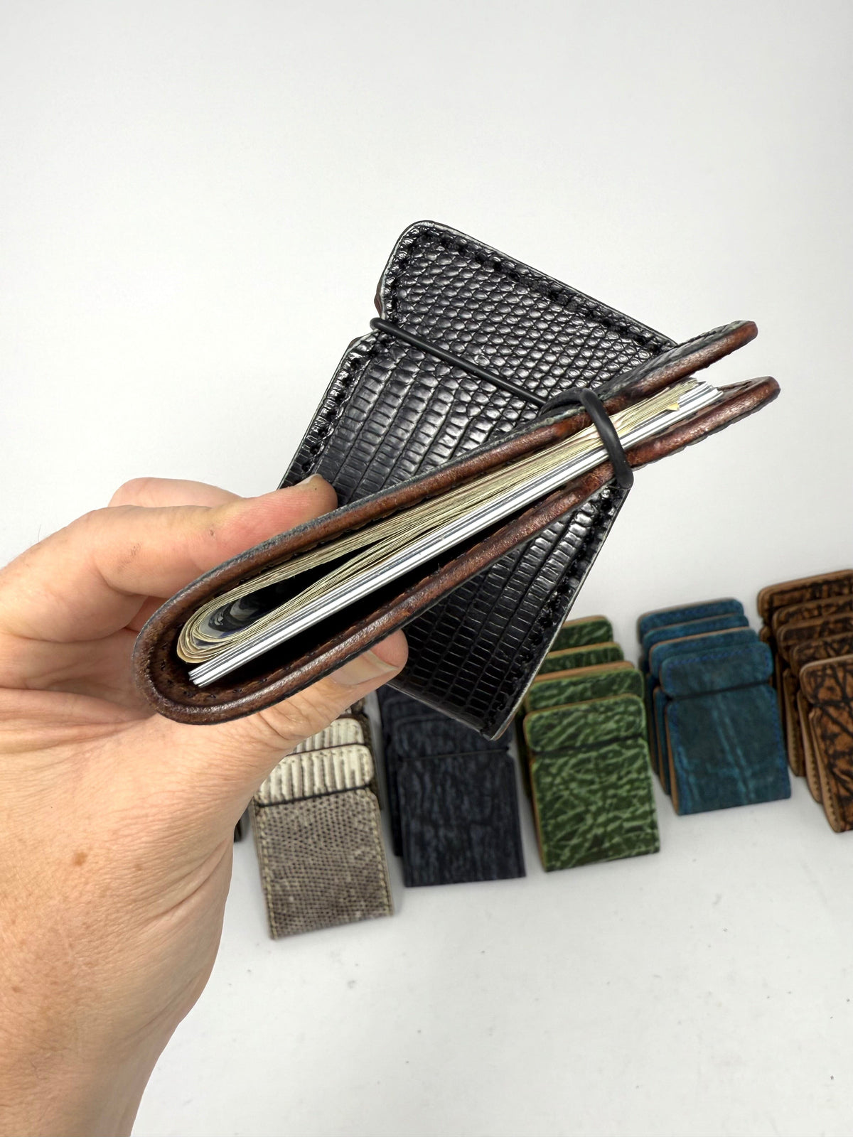 El Camino Wallet - Black Lizard