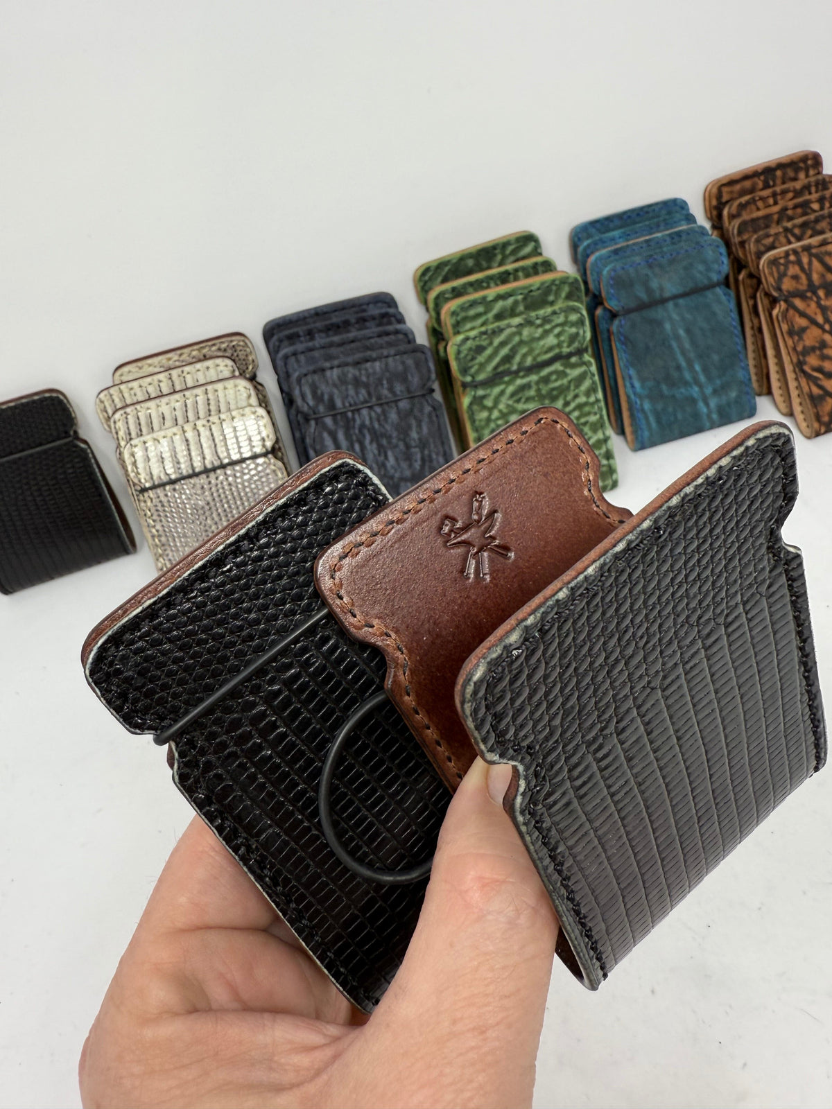 El Camino Wallet - Black Lizard