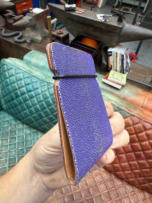 El Camino Wallet - Purple Stingray