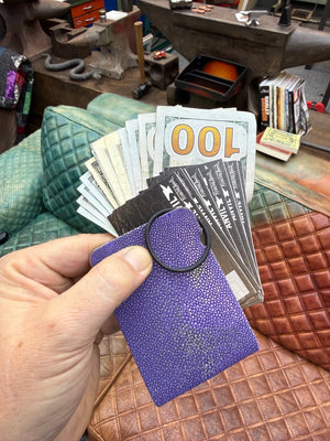 El Camino Wallet - Purple Stingray