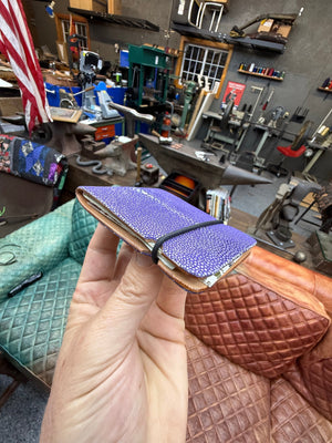 El Camino Wallet - Purple Stingray