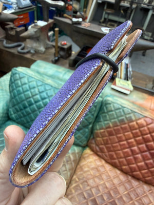 El Camino Wallet - Purple Stingray