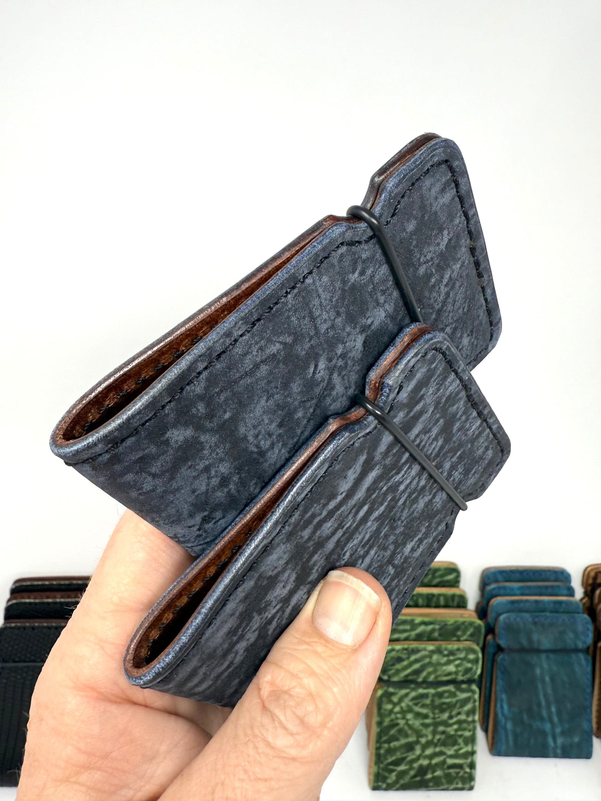 El Camino Wallet - Safari Blue Giraffe