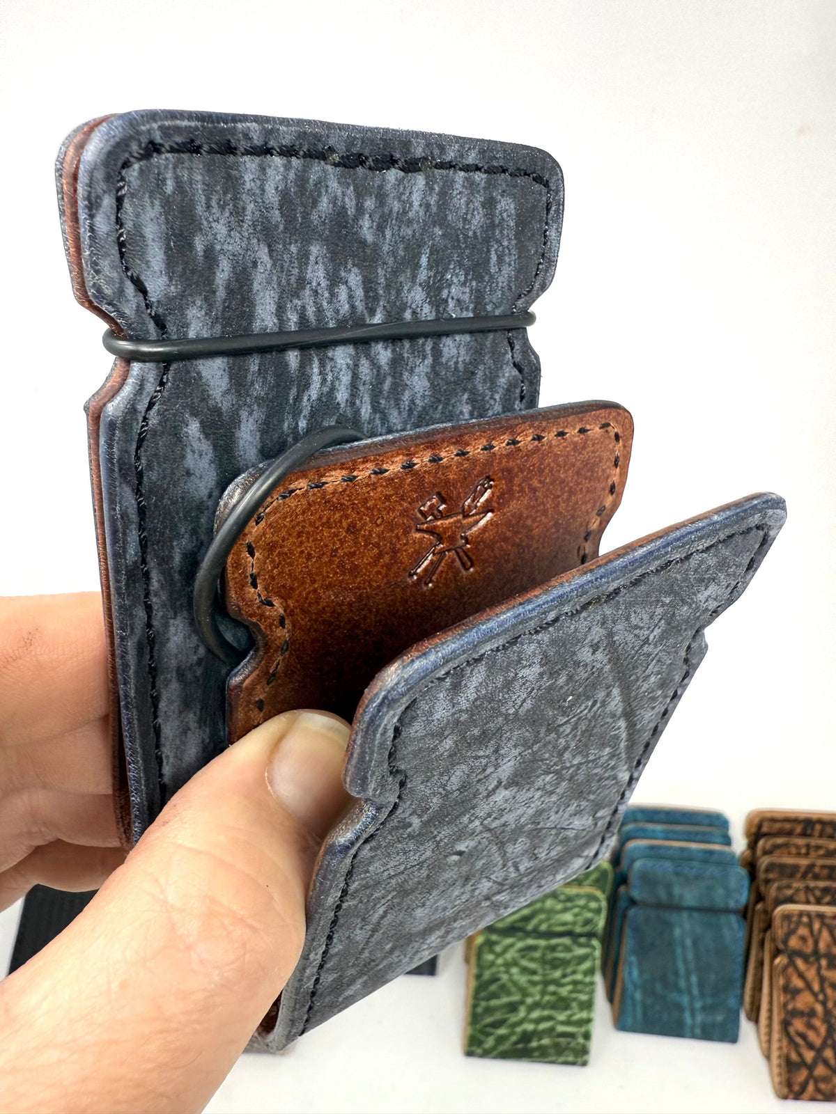 El Camino Wallet - Safari Blue Giraffe