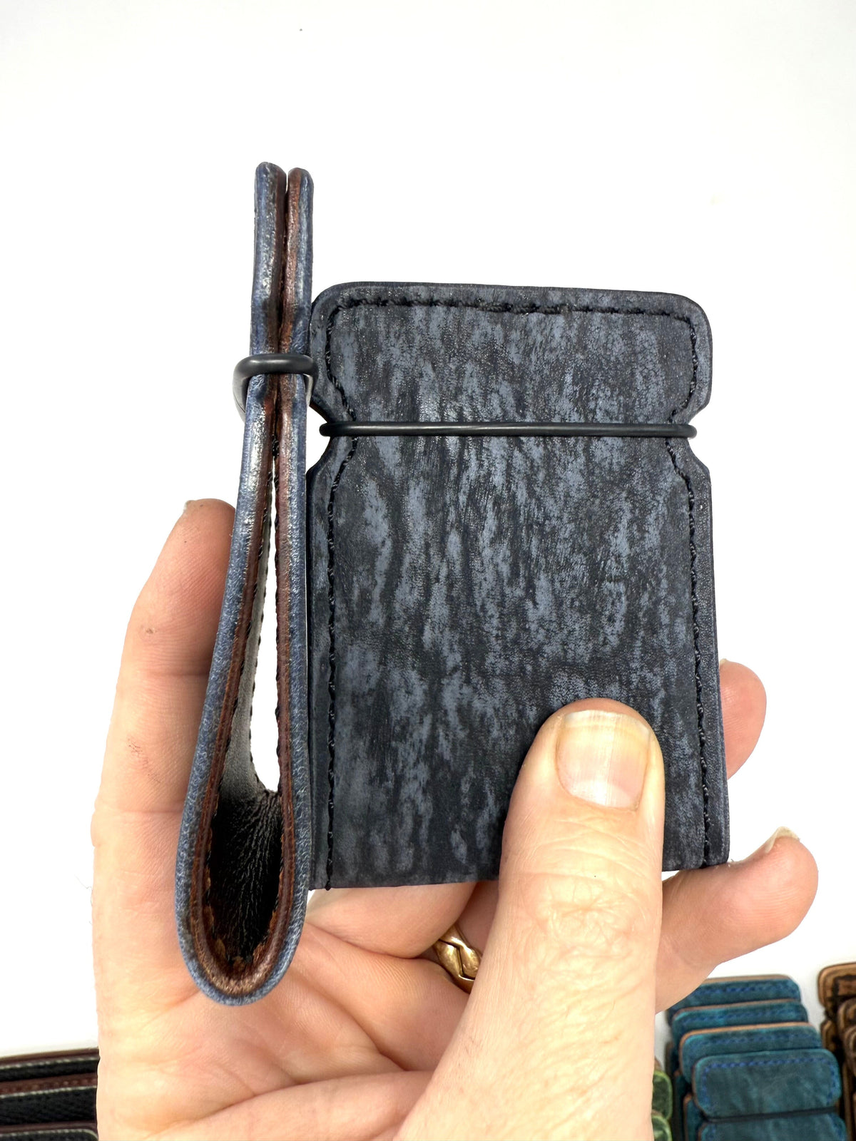 El Camino Wallet - Safari Blue Giraffe