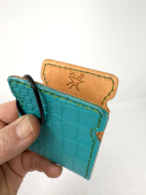 El Camino Wallet - Turquoise Alligator