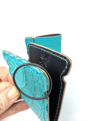 El Camino Wallet - Turquoise Alligator