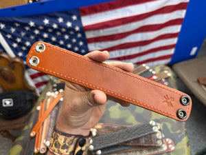 Exotic Leather Bracelet / Cuff:  Black Alligator