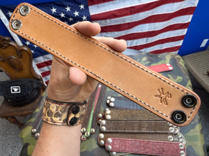 Exotic Leather Bracelet / Cuff:  Oxblood Alligator