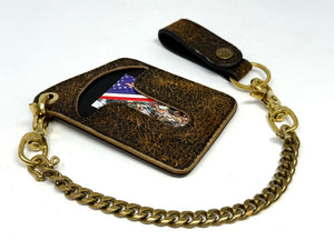 Fallout Lambskin Puritan Chain Wallet