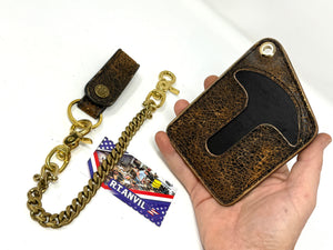 Fallout Lambskin Puritan Chain Wallet