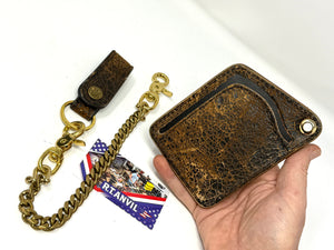 Fallout Lambskin Puritan Chain Wallet