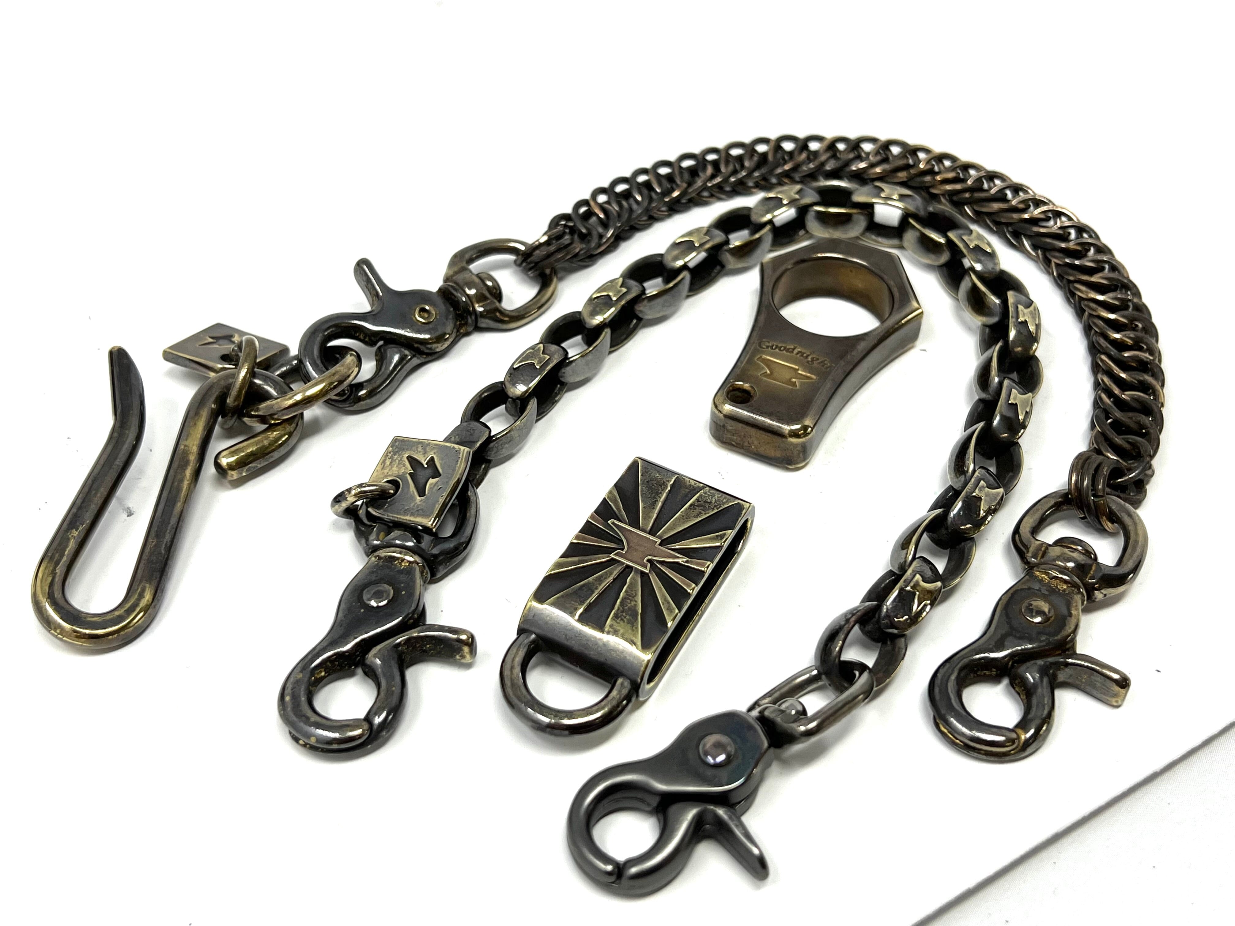 Anvil Customs Chainmaille Wallet Chain Clasp - Black Brass